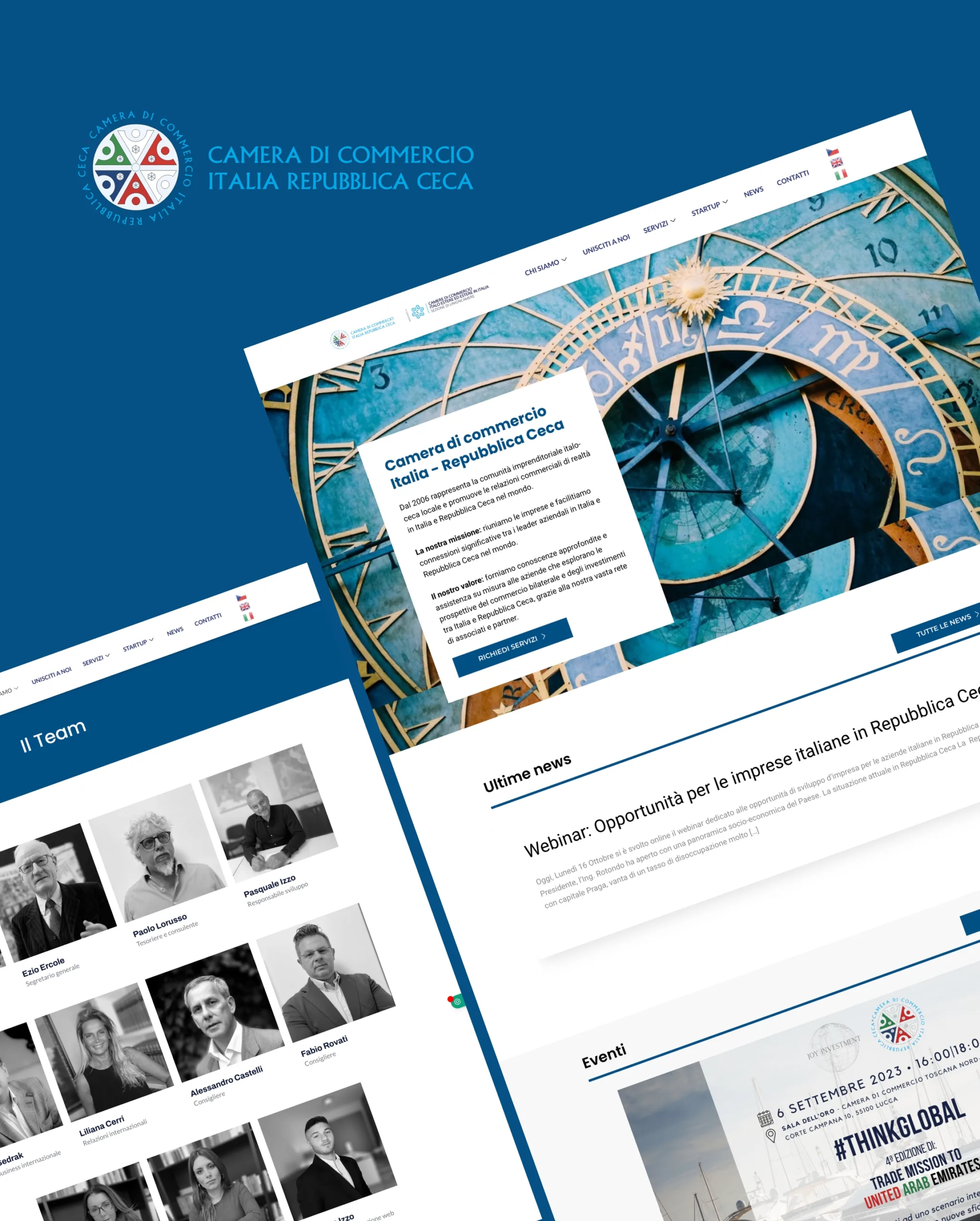Sito web Camera di Commercio Italia Repubblica Ceca
